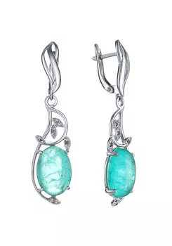 Серьги серебряные "Сказочная красота"