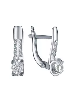 Серьги серебряные "Совершенство"