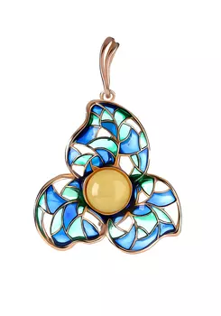 Серебряная подвеска "Дивный цветок"