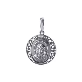 Серебряная подвеска "Богородица"