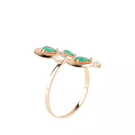 Серебряное кольцо «Каролина»