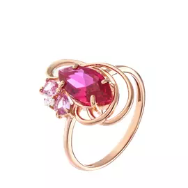 Серебряное кольцо "Чистое сияние"