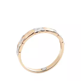 Серебряное кольцо "Дуэт"