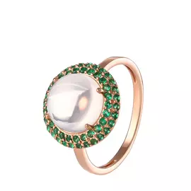 Серебряное кольцо «Тайна луны»