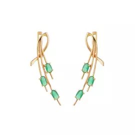 Серебряные серьги «Дебора»