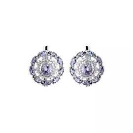 Серебряные серьги "Джульетта"