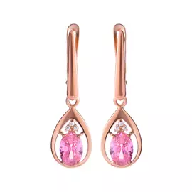 Серебряные серьги "Мелодия любви"