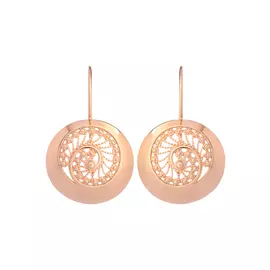 Серебряные серьги "Ракушка"