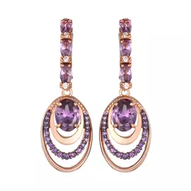 Серебряные серьги "Страна чудес"