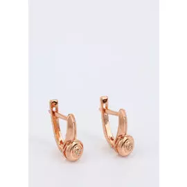 Серебряные серьги с бриллиантами "Бриллиантовый блеск"