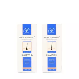 Шампунь для восстановления натурального цвета волос "Антисильверин", 2 шт.