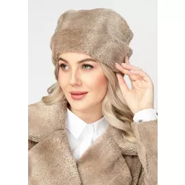 Шапка из эко-меха "Ивонн"