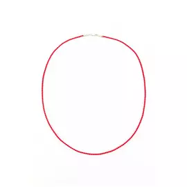 Шелковый гайтан с серебряным замком