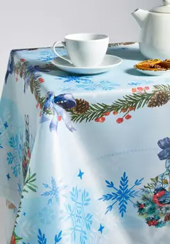 Скатерть водоооталкивающая "Новый год"