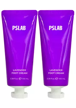 Смягчающий крем для ног с лавандой, 2 шт.