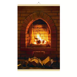 Согревающее панно "Тёплый камин"