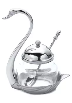 Соусник с ложкой "Королевский лебедь"