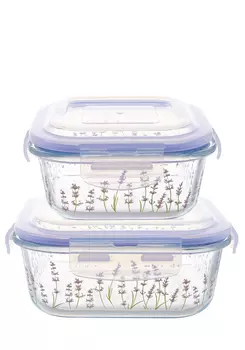 Стеклянные контейнеры с крышкой, 2 шт.