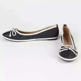 Стильные балетки с бантиком