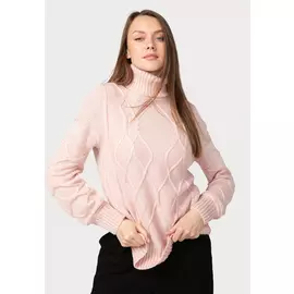 Свитер женский в технике араны с метанитью