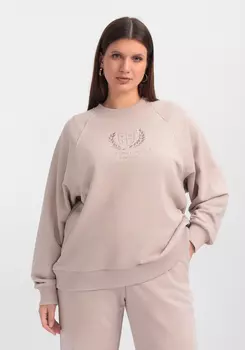 Свитшот с декором на груди