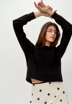 Свитшот с леттерингом на груди