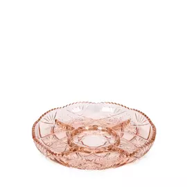 Тарелка-менажница с рельефными узорами