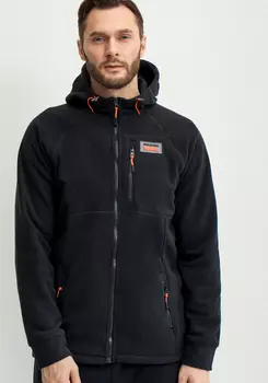 Толстовка с капюшоном и карманами на молнии