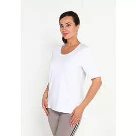 Топ трикотажный с круглым вырезом