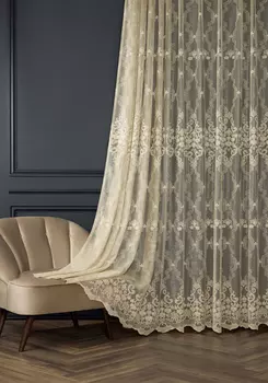 Тюль жаккардовый "Мистерия"