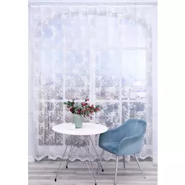 Тюль жаккардовый с мерцанием «Медея»