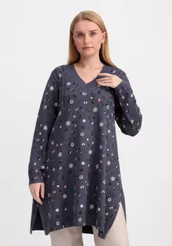 Туника А-силуэта "Букет цветов"