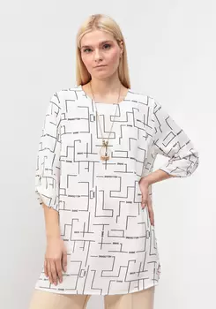 Туника с геометрическим дизайном "Марта"
