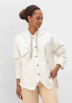 Укороченная джинсовая куртка "Савина"