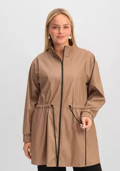 Ветровка из экокожи