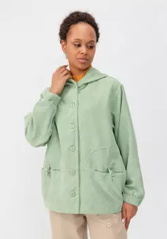 Ветровка из вельвета с капюшоном