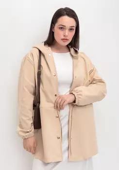 Ветровка с капюшоном и талии на кулиске