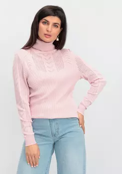 Водолазка из вискозы с узором