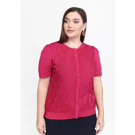 Жакет ажурный с коротким рукавом