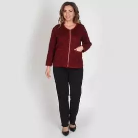 Жакет "Благородные розы" с содержанием шерсти