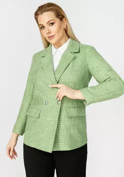 Жакет двубортный с английским воротником