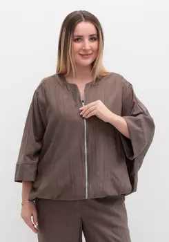 Жакет на молнии свободного кроя