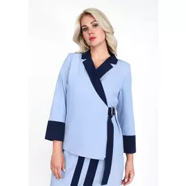 Жакет с контрастными манжетами