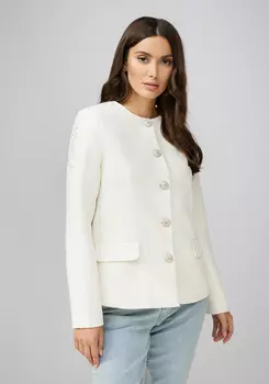 Жакет с вышивкой на рукаве