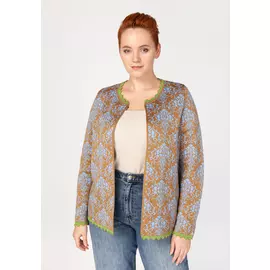 Жакет с жаккардовым рисунком