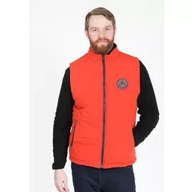 Жилет на молнии с нашивкой