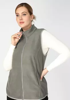 Жилет женский на молнии с карманами