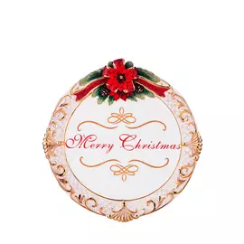 Блюдо круглое "CHRISTMAS", 36x5 см