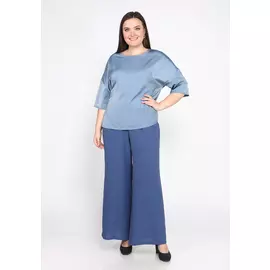 Блуза базовая однотонная