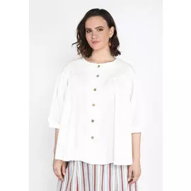 Блуза из фактурного хлопка